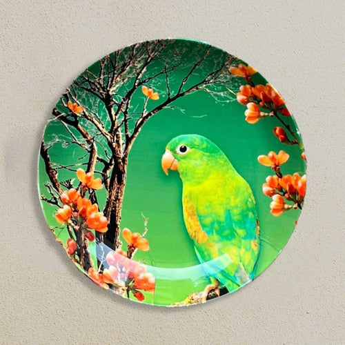 Parrot Ceramic Wall Plate
