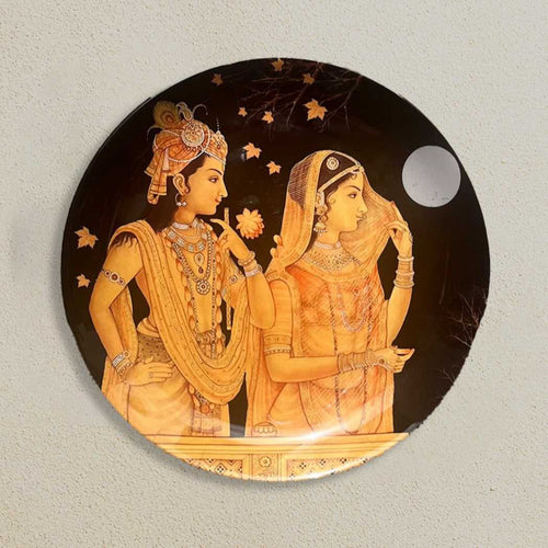Pichwai Ceramic Wall plate
