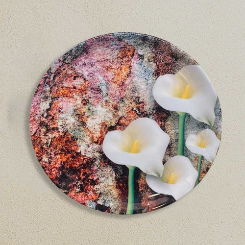 Tulip Ceramic Wall Plate
